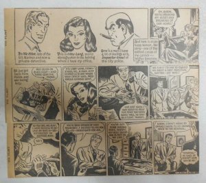 (374) Vic Flint Dailies by Ralph Lane from 10/18/1948-49 Size 3 x 8 inches