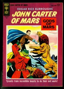 John Carter of Mars #2 1964- Gold Key- Edgar Rice Burroughs- FN+