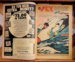 Adventures of THE FLY #28 VG (Archie Comics 1963) THE FLY vs THE RED SHARK 