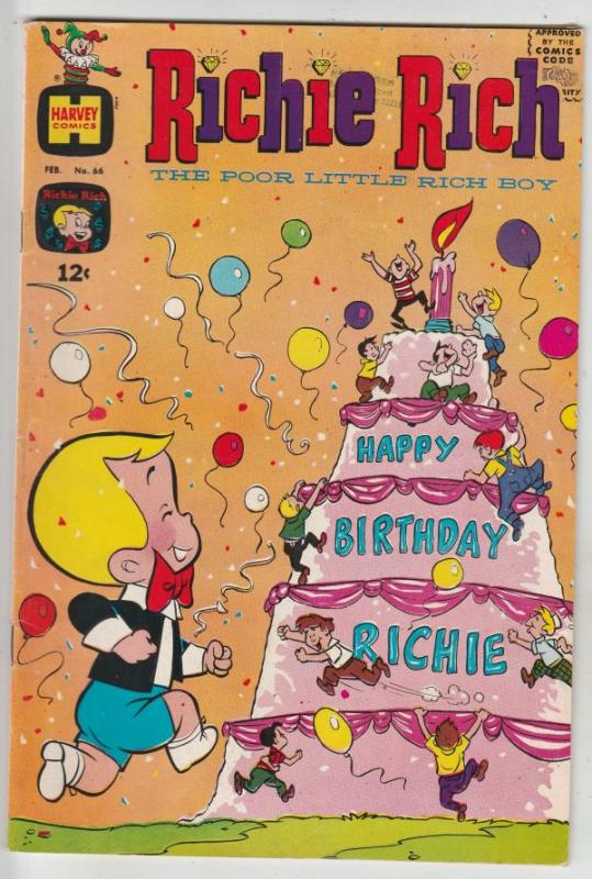 Richie Rich #66 (Feb-68) FN Mid-Grade Richie Rich