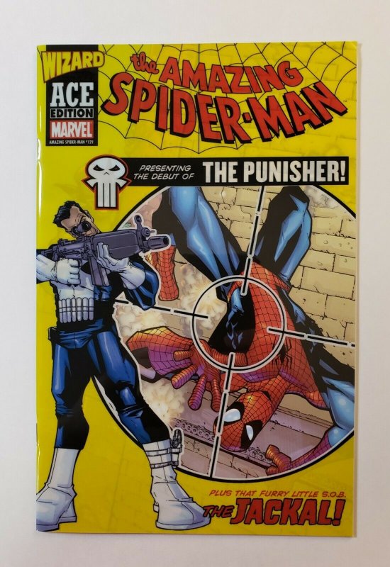 Wizard Ace Edition Amazing Spider-man #129 Marvel 2002 Gloss Overlay Comic NM 