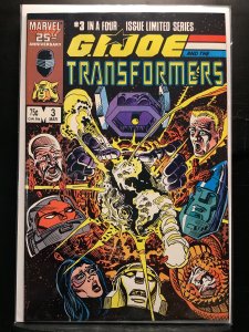 G.I. Joe and the Transformers #3 Direct Edition (1987)