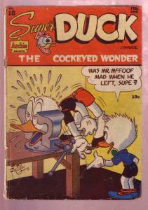 SUPER DUCK #18 1948 AL FAGALY COVER-VIOLENT STORIES G/VG