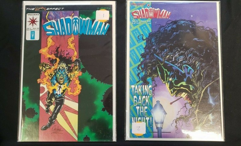 SHADOWMAN 4PC (VF/NM) THE MORNING AFTER, SOMETHING COMING, AFTERMATH 1994