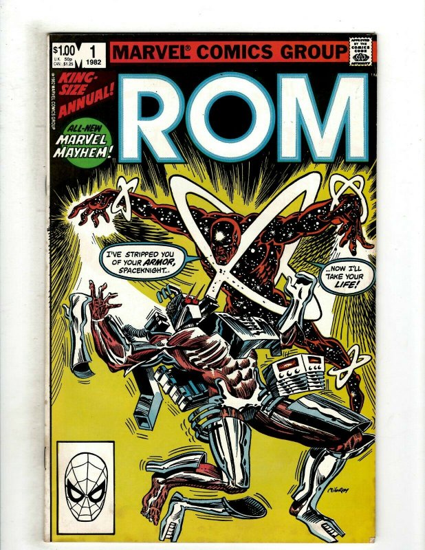 10 ROM Spaceknight Marvel Comics # 61 62 63 64 65 66 67 Annual 1 2 3 RB21