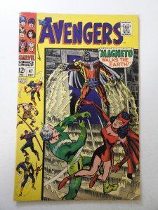The Avengers #47 (1967) GD/VG Condition moisture stains, ink fc