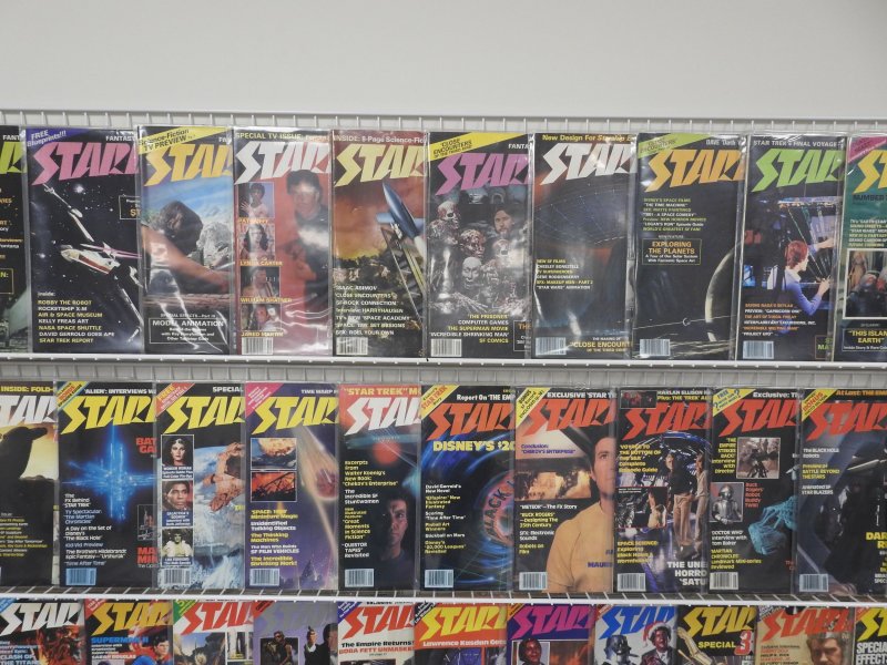 Starlog Magazine 1-185 Complete Run! Plus 122 other Starlog issues! Avg FN Cond!
