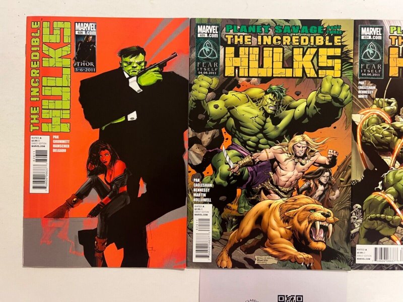 3 Hulk Marvel Comic Books # 624 625 626 Avengers Defenders Spiderman 29 JS35