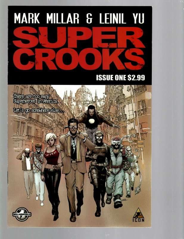 11 Comics Brilliant #1 2 3 4 Super Crooks #1 2 3 Secret Service #1 and more J438