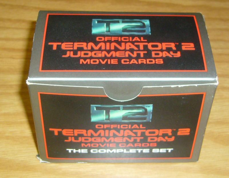 T2 Judgment Day Movie Cards the Complete Set (140) w/box +hologram +stan winston
