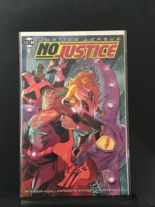 Justice League: No Justice #1 signed by James Tynion IV sealed with COA