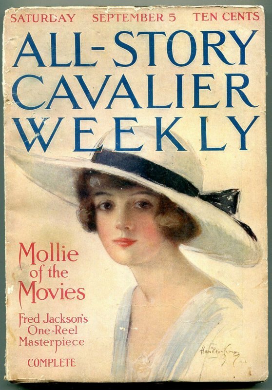 All-Story Cavalier Weekly 9/5/1914-Hamilton King Girl- Mollie of the Movies FN-