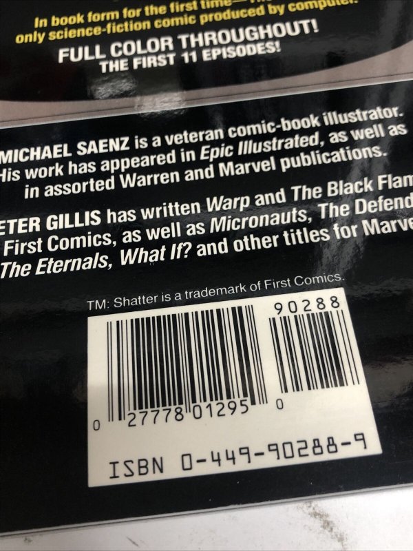 Shatter The Revolutionary Graphic Novel (1988) SC TPB Peter Gillis