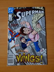 Superman #15 Newsstand Variant ~ NEAR MINT NM ~ 1988 DC Comics