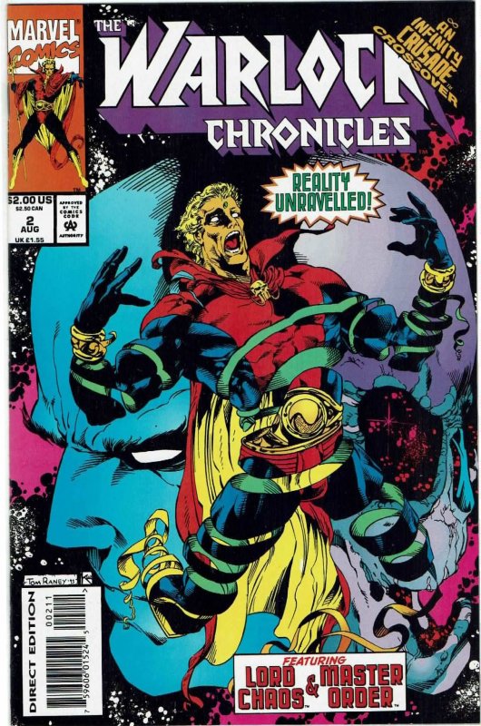 Warlock Chronicles #2 (1993) Jim Starlin Thanos VF+