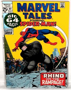 Marvel Tales #32 Spider-Man Rhino Lizard Iron-Man Marvel 1971 FN+         EB917