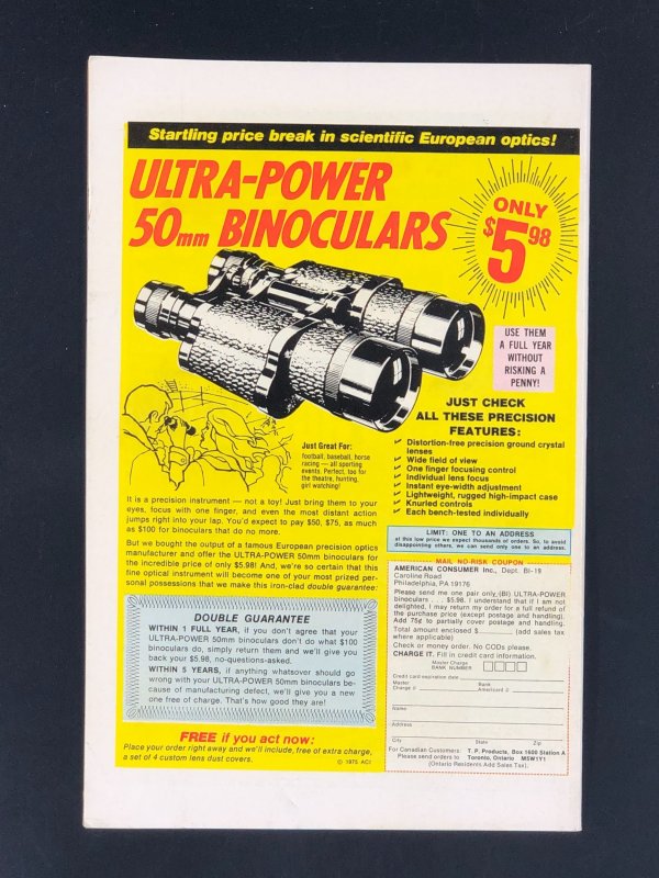 Marvel Chillers featuring Mordred the Mystic #1 (1975) Higher Grade