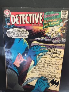 Detective Comics #366 (1967) mid grade Batman’s final hours! Elongated Man! FN