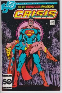 CRISIS ON INFINITE EARTHS #7 (Oct 198) Sharp VFNM 9.0 white!