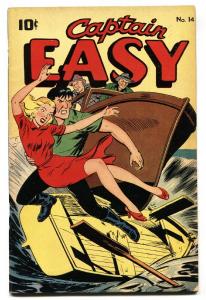 CAPTAIN EASY #14 1948-ROY CRANE ART-GOOD GIRL ART- RARE FN+