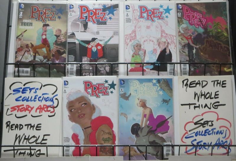 PREZ  (DC,2015) #1-6 COMPLETE! Mark Russell & Ben Caldwell