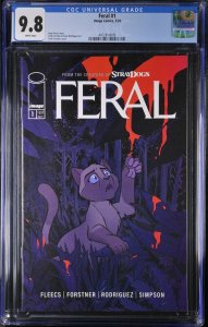 Feral #1 CGC 9.8 Trish Forstner Cover A Image 2024 Tony Fleecs Stray Dogs Team