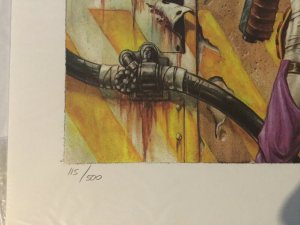 DAVE DORMAN COLOR LITHOGRAPH TREKKER LIMITED EDITION 115/500 SIGNED 24 x 17