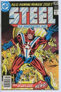 STEEL, THE INDESTRUCTIBLE MAN #1 - 5.5, OW-W