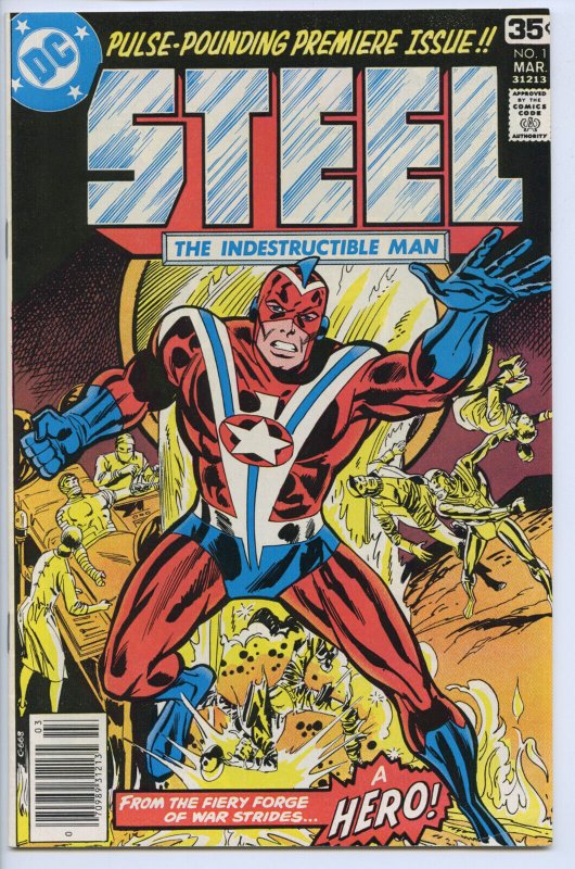 STEEL, THE INDESTRUCTIBLE MAN #1 - 5.5, OW-W