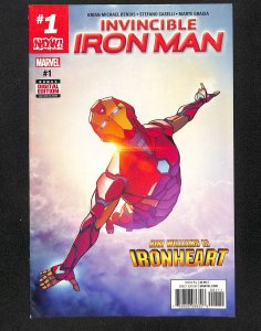 Invincible Iron Man #1 FN/VF 7.0 1st cover appearance Riri Williams!