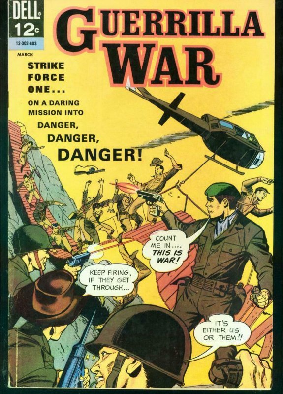 GUERRILLA WAR #14 FINAL ISSUE 1966   VIET NAM  VIOLENCE VG