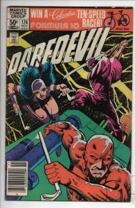 DAREDEVIL #176 VF-  Murdock, Frank Miller,  Elektra, Stick, 1964 1981, Marvel