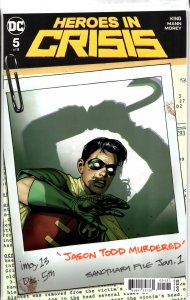 Heroes In Crisis #5 Variant Cover (2019) Heroes in Crisis