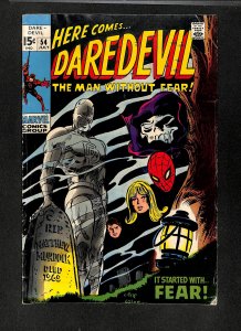 Daredevil #54 1st Appearance Second Mister Fear!