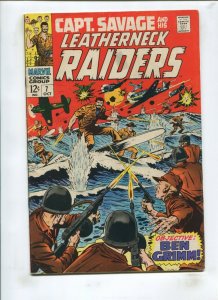 CAPT SAVAGE & LEATHERNECK RAIDERS #7 (6.5) BEN GRIMM 1968