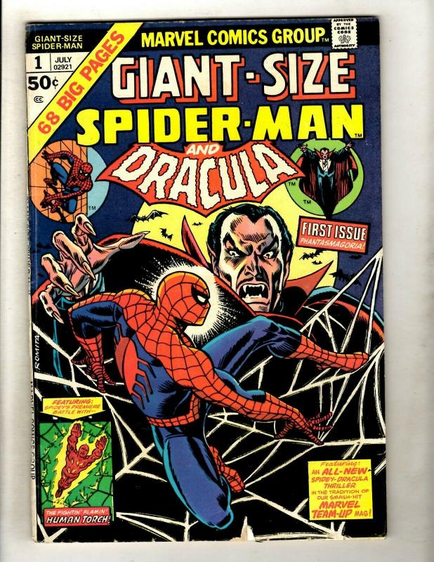 Lot Of 5 Giant Size Amazing Spider-Man Marvel Comic Books # 1 2 3 5 6 Goblin GK5