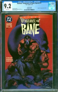 Batman Vengeance of Bane #1 2nd Print DC Comics 1992 CGC 9.2 
