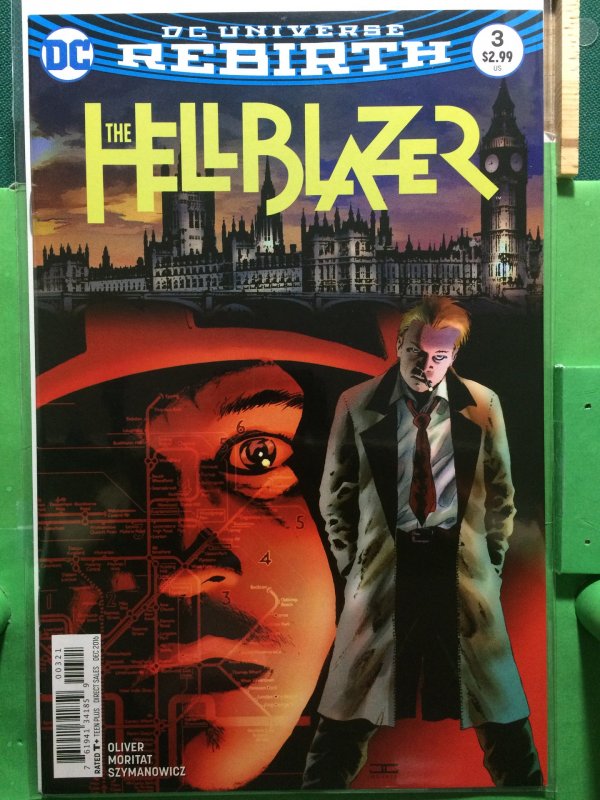 The Hellblazer #3 DC Universe Rebirth variant cover