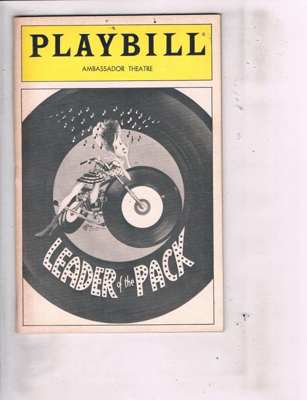 3 Playbills Arms Too Short To Box W Dinah Was Washington Leader Of The Pack J118 