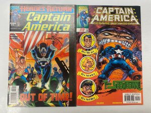 4 MARVEL comic books Captain America #1 2 3 Sentinel Liberty #10 1 KM11