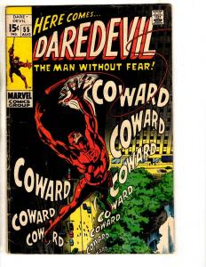 Daredevil # 55 FN Marvel Comic Book Avengers Spider-Man Hulk Iron Man CR45