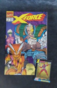 X-Force #1 with Deadpool trading card (1991)