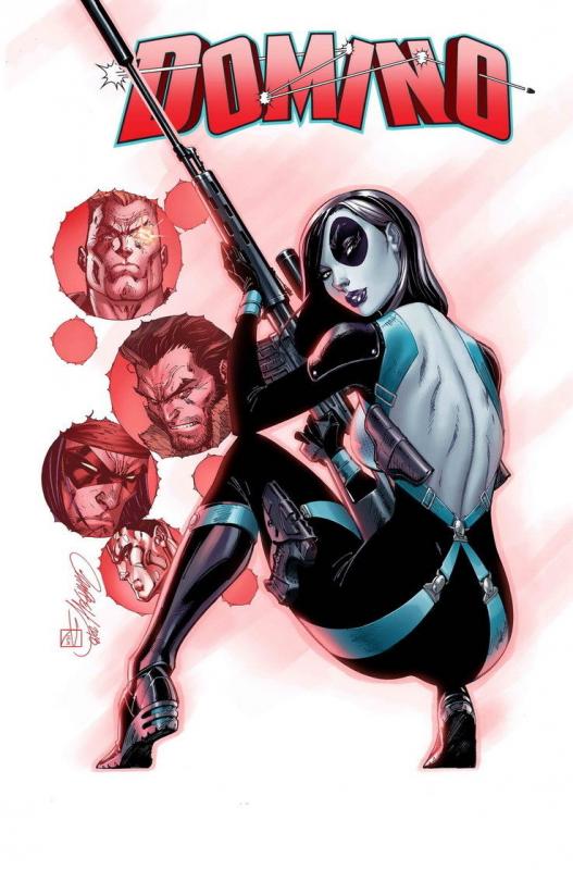 DOMINO (2018 MARVEL) #1 VARIANT 1:50 J SCOTT CAMPBELL NM- PRESALE-04/11