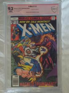 X-Men #112 - CBCS 9.2 - Newsstand Edition - Signed by Chris Claremont