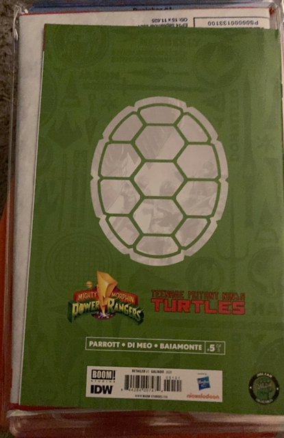 BOOM! Power Rangers Teenage Mutant Ninja Turtles #5, Galindo, 500 qty virgin.