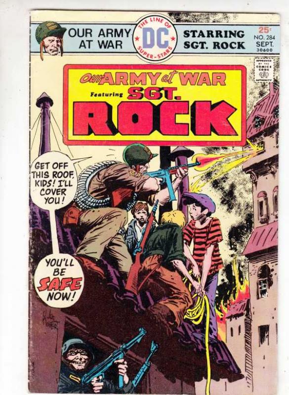 Our Army at War #285 (Oct-75) FN+ Mid-High-Grade Easy Company, Sgt. Rock