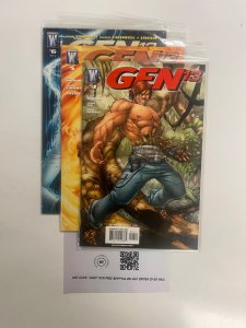 3  Gen 13 Wildstorm Comic Books # 4 5 6 38 JS27