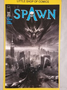 Spawn #283 Cvr B Francesco Mattina B&W 2018 Image Comics McFarlane Low Print NM