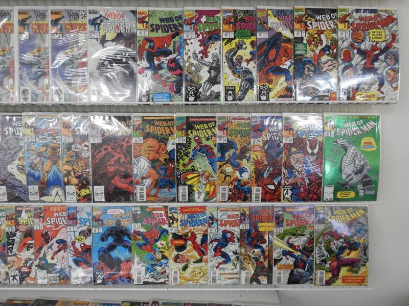 Complete Set Web of Spider-Man #1-129 Plus All Annuals!!! Avg. VF Condition!