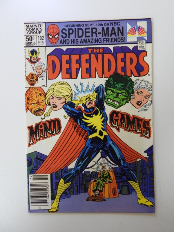 The Defenders #102 Newsstand Edition (1981) VF condition